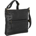 The SAK Leather Crossbody Purse (Black)